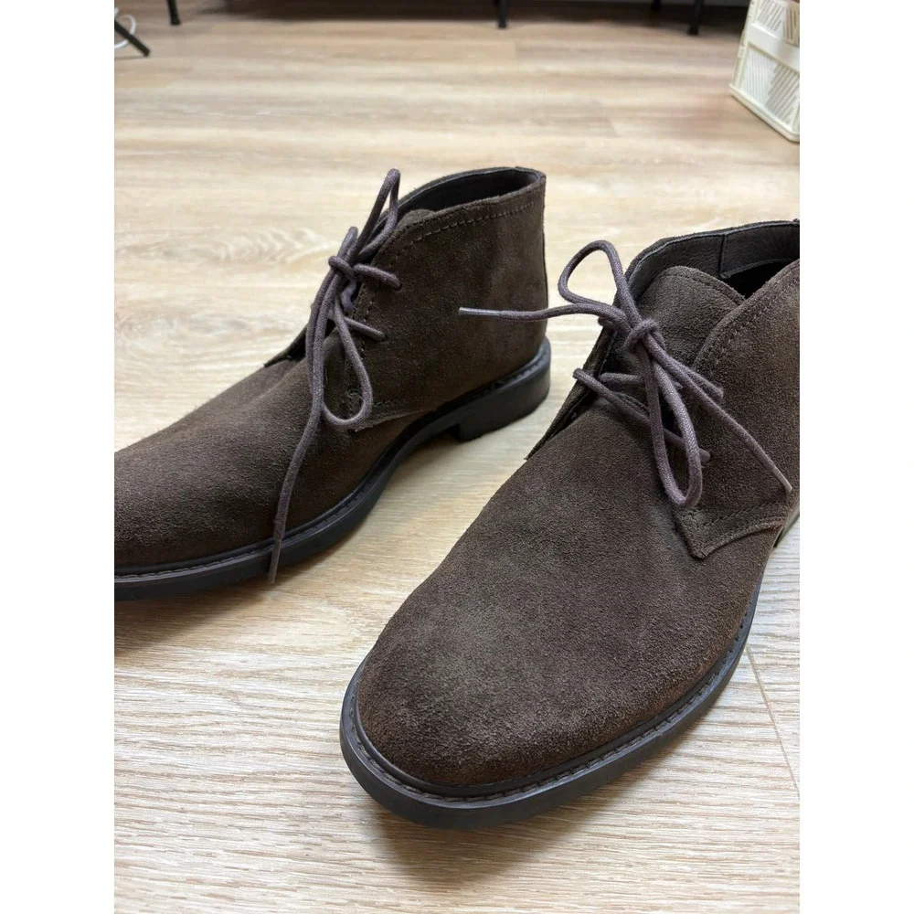 Sperry Suede Ankle Chukka Boots Men's 9 Dark Brown
